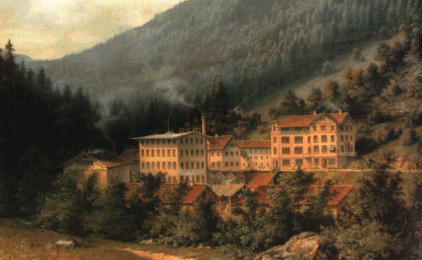 Fabryka Junghans pod koniec XIX w.  (źródło: watch-wiki.org)